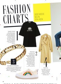 Titelbild der Ausgabe 16/2019 von FASHION CHARTS. Zeitschriften als Abo oder epaper bei United Kiosk online kaufen.