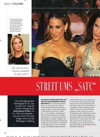 Titelbild der Ausgabe 16/2019 von TITELSTORY : STREIT UMS SATC REVIVAL. Zeitschriften als Abo oder epaper bei United Kiosk online kaufen.