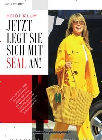Titelbild der Ausgabe 47/2019 von HEIDI KLUM: JETZT LEGT SIE SICH MIT SEAL AN!. Zeitschriften als Abo oder epaper bei United Kiosk online kaufen.