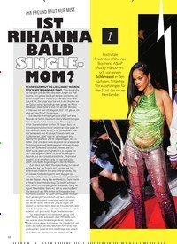 Titelbild der Ausgabe 24/2022 von IST RIHANNA BALD SINGLE-MOM ?. Zeitschriften als Abo oder epaper bei United Kiosk online kaufen.