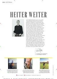 Titelbild der Ausgabe 10/2024 von HEITER WEITER. Zeitschriften als Abo oder epaper bei United Kiosk online kaufen.
