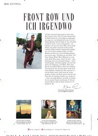 Titelbild der Ausgabe 17/2025 von FRONT ROW UND ICH IRGENDWO. Zeitschriften als Abo oder epaper bei United Kiosk online kaufen.