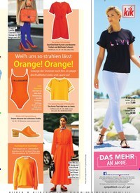 Titelbild der Ausgabe 20/2018 von Weil’s uns so strahlen lässt: Orange! Orange!. Zeitschriften als Abo oder epaper bei United Kiosk online kaufen.