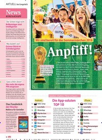 Titelbild der Ausgabe 25/2018 von Im Gespräch: Wir sind bereit für das Sommermärchen 2018: Anpfiff!. Zeitschriften als Abo oder epaper bei United Kiosk online kaufen.