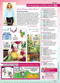 Titelbild der Ausgabe 26/2018 von Viel Vergnügen mit Ihrer neuen Lea: Liebe Leserin, lieber Leser!. Zeitschriften als Abo oder epaper bei United Kiosk online kaufen.