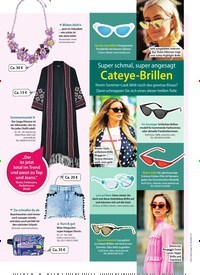 Titelbild der Ausgabe 26/2018 von Super schmal, super angesagt: Cateye-Brillen. Zeitschriften als Abo oder epaper bei United Kiosk online kaufen.