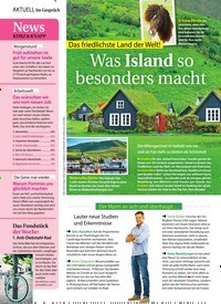 Titelbild der Ausgabe 27/2018 von Das friedlichste Land der Welt!: Was Island so besonders macht. Zeitschriften als Abo oder epaper bei United Kiosk online kaufen.