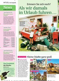 Titelbild der Ausgabe 29/2018 von Voll im Trend! Kleine Städte ganz groß. Zeitschriften als Abo oder epaper bei United Kiosk online kaufen.