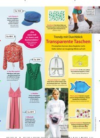 Titelbild der Ausgabe 29/2018 von Trendy mit Durchblick: Transparente Taschen. Zeitschriften als Abo oder epaper bei United Kiosk online kaufen.