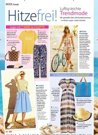 Titelbild der Ausgabe 31/2018 von Trends: Hitzefrei! Luftig-leichte Trendmode. Zeitschriften als Abo oder epaper bei United Kiosk online kaufen.