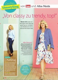 Titelbild der Ausgabe 33/2018 von Großes: Umstyling: von Lea und Alba Moda: „Von classy zu trendy, top!“. Zeitschriften als Abo oder epaper bei United Kiosk online kaufen.