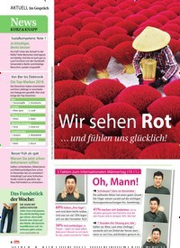 Titelbild der Ausgabe 47/2018 von Wir sehen Rot. Zeitschriften als Abo oder epaper bei United Kiosk online kaufen.