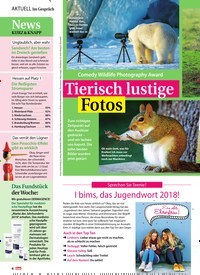 Titelbild der Ausgabe 49/2018 von Im Gespräch: Tierisch lustige Fotos. Zeitschriften als Abo oder epaper bei United Kiosk online kaufen.