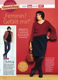Titelbild der Ausgabe 52/2018 von Großes Umstyling: „Feminin? Gefällt mir!“. Zeitschriften als Abo oder epaper bei United Kiosk online kaufen.