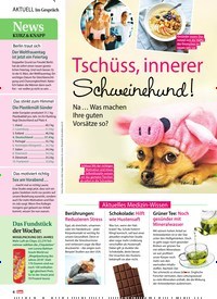 Titelbild der Ausgabe 6/2019 von Tschüss, innerer Schweinehund!. Zeitschriften als Abo oder epaper bei United Kiosk online kaufen.