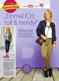 Titelbild der Ausgabe 8/2019 von Großes Umstyling: „Einmal ICH, toll & trendy!“. Zeitschriften als Abo oder epaper bei United Kiosk online kaufen.