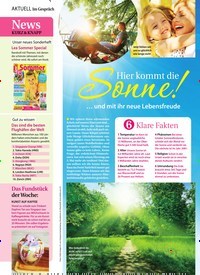 Titelbild der Ausgabe 19/2019 von Hier kommt die Sonne!. Zeitschriften als Abo oder epaper bei United Kiosk online kaufen.