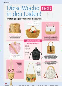 Titelbild der Ausgabe 19/2019 von Mode News: Diese Woche in den Läden!. Zeitschriften als Abo oder epaper bei United Kiosk online kaufen.