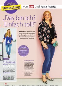 Titelbild der Ausgabe 19/2019 von Großes Umstyling : „Das bin ich? Einfach toll!“. Zeitschriften als Abo oder epaper bei United Kiosk online kaufen.
