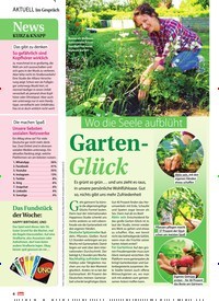 Titelbild der Ausgabe 22/2019 von Wo die Seele aufblüht: Garten- Glück. Zeitschriften als Abo oder epaper bei United Kiosk online kaufen.