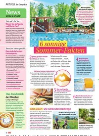 Titelbild der Ausgabe 26/2019 von Im Gespräch: 6 sonnige Sommer-Fakten. Zeitschriften als Abo oder epaper bei United Kiosk online kaufen.