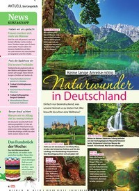 Titelbild der Ausgabe 33/2019 von Im Gespräch: Keine lange Anreise nötig Naturwunder in Deutschland. Zeitschriften als Abo oder epaper bei United Kiosk online kaufen.