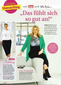 Titelbild der Ausgabe 35/2019 von Großes Umstyling: von und ulla popken. Zeitschriften als Abo oder epaper bei United Kiosk online kaufen.