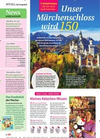 Titelbild der Ausgabe 45/2019 von 5 Geheimnisse – die Sie noch nicht kannten: Unser Märchenschloss wird 150. Zeitschriften als Abo oder epaper bei United Kiosk online kaufen.