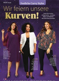 Titelbild der Ausgabe 49/2019 von Festliche Curvy Styles: Wir feiern unsere Kurven!. Zeitschriften als Abo oder epaper bei United Kiosk online kaufen.