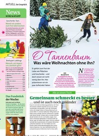 Titelbild der Ausgabe 51/2019 von O Tannenbaum: Was wäre Weihnachten ohne ihn?. Zeitschriften als Abo oder epaper bei United Kiosk online kaufen.