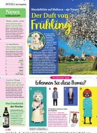 Titelbild der Ausgabe 7/2020 von Mandelblüte auf Mallorca - ein Traum!: Der Duft von Frühling. Zeitschriften als Abo oder epaper bei United Kiosk online kaufen.