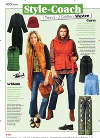 Titelbild der Ausgabe 48/2020 von News: Style-Coach: 1 Trend – 2 Größen: Westen. Zeitschriften als Abo oder epaper bei United Kiosk online kaufen.