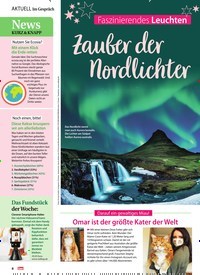 Titelbild der Ausgabe 53/2020 von Im Gespräch: Faszinierendes Leuchten: Zauber der Nordlichter. Zeitschriften als Abo oder epaper bei United Kiosk online kaufen.