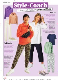 Titelbild der Ausgabe 7/2021 von MODE News: Style-Coach: 1 Trend - 2 Größen: Leisure -Wear. Zeitschriften als Abo oder epaper bei United Kiosk online kaufen.