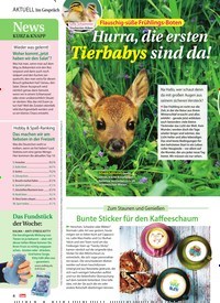 Titelbild der Ausgabe 13/2022 von Hurra, die ersten Tierbabys sind da!. Zeitschriften als Abo oder epaper bei United Kiosk online kaufen.