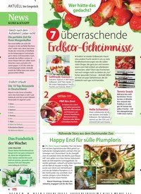 Titelbild der Ausgabe 19/2022 von 7 überraschende Erdbeer-Geheimnisse. Zeitschriften als Abo oder epaper bei United Kiosk online kaufen.