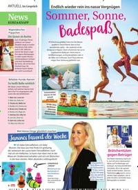 Titelbild der Ausgabe 23/2022 von Sommer, Sonne, Badespaß. Zeitschriften als Abo oder epaper bei United Kiosk online kaufen.