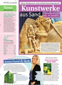 Titelbild der Ausgabe 25/2022 von Kunstwerke aus Sand. Zeitschriften als Abo oder epaper bei United Kiosk online kaufen.