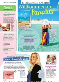 Titelbild der Ausgabe 27/2022 von Willkommen im Paradies!. Zeitschriften als Abo oder epaper bei United Kiosk online kaufen.