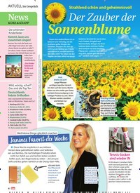Titelbild der Ausgabe 30/2022 von Der Zauber der Sonnenblume. Zeitschriften als Abo oder epaper bei United Kiosk online kaufen.
