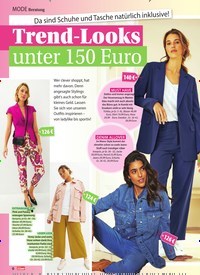 Titelbild der Ausgabe 17/2024 von Trend-Looks unter 150 Euro. Zeitschriften als Abo oder epaper bei United Kiosk online kaufen.