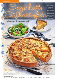 Titelbild der Ausgabe 1/2019 von Saisonküche: Sagenhafte Süßkartoffeln: Gesund & aromatisch. Zeitschriften als Abo oder epaper bei United Kiosk online kaufen.