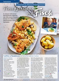 Titelbild der Ausgabe 2/2019 von Familieenküche: Gesund & abwechslungsreich: Feine Leckereien mit Fisch. Zeitschriften als Abo oder epaper bei United Kiosk online kaufen.