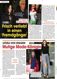 Titelbild der Ausgabe 46/2022 von CHER Frisch verliebt in einen Fremdgänger. Zeitschriften als Abo oder epaper bei United Kiosk online kaufen.