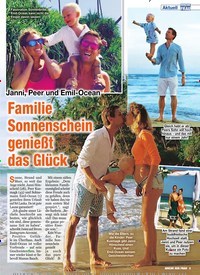Titelbild der Ausgabe 10/2019 von Janni, Peer und Emil-Ocean: Familie Sonnenschein genießt das Glück. Zeitschriften als Abo oder epaper bei United Kiosk online kaufen.