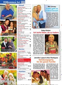 Titelbild der Ausgabe 42/2019 von Jennifer Lopez & Alex Rodriguez: Verlobungsparty für die ganze Familie. Zeitschriften als Abo oder epaper bei United Kiosk online kaufen.