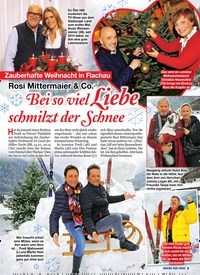 Titelbild der Ausgabe 51/2019 von Zauberhafte Weihnacht in Flachau: Rosi Mittermaier & Co.: Bei so viel Liebe schmilzt der Schnee. Zeitschriften als Abo oder epaper bei United Kiosk online kaufen.