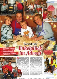 Titelbild der Ausgabe 52/2019 von Norbert Rier: Enkelglück im Advent. Zeitschriften als Abo oder epaper bei United Kiosk online kaufen.