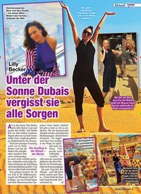 Titelbild der Ausgabe 13/2020 von Unter der Sonne Dubais vergisst sie alle Sorgen. Zeitschriften als Abo oder epaper bei United Kiosk online kaufen.