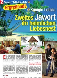 Titelbild der Ausgabe 51/2018 von Spanien: Ergreifen!: Königin Letizia: Zweites Jawort im heimlichen Liebesnest. Zeitschriften als Abo oder epaper bei United Kiosk online kaufen.